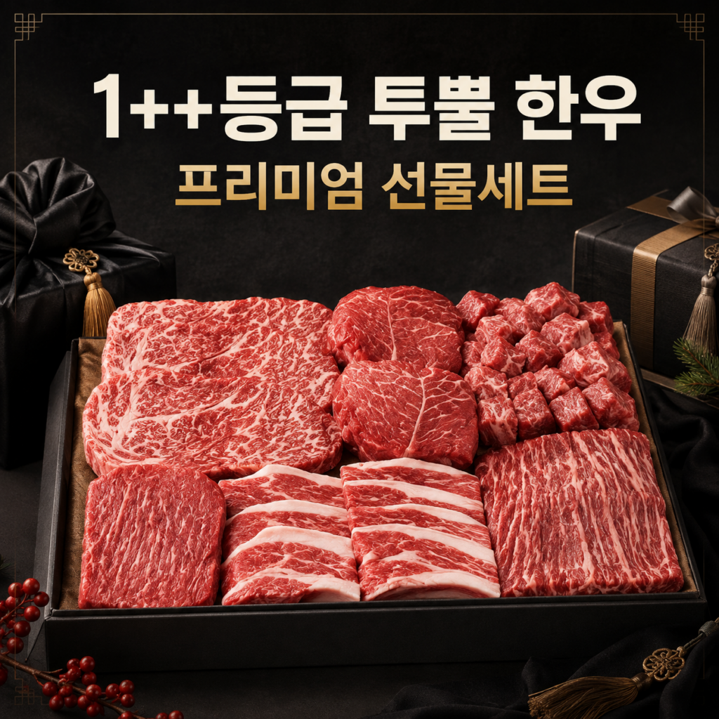 엄마네한우 ++1등급 투뿔 한우 선물세트 추석 명절 부모님 선물 추천 LP-HW-001 제품 이미지