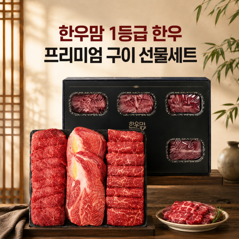 한우 선물세트 추천 한우맘 1등급 구이용 소고기 부모님 추석명절 선물