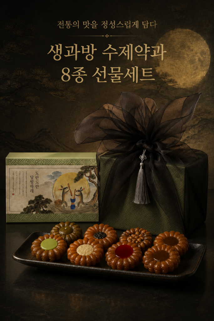 전통 간식 약과 선물세트 추천 생과방 수제약과 8종 부모님 추석 명절 답례품 제품 이미지